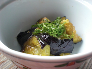 ナス素揚げ